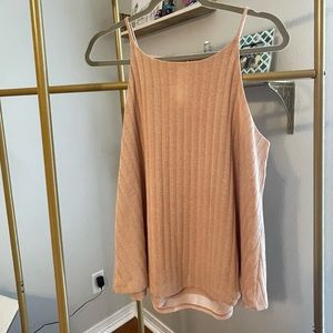 Peach Halter Top